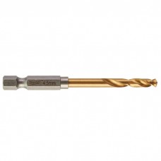 Свердло Milwaukee по металу RedHEX HSS-G TiN, 4,5 мм (10шт) (4932478179)