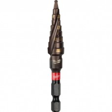 Свердло Milwaukee ступінчасте SHOCKWAVE Impact Duty, 4-12мм з кроком 1мм (48899261)