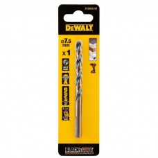 Свердло DeWALT по металу Black & Gold, HSS-G, 7.5 х 109 х 69 мм (DT20525)