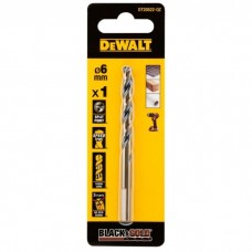 Свердло DeWALT по металу Black & Gold, HSS-G, 6 х 93 х 57 мм (DT20522)