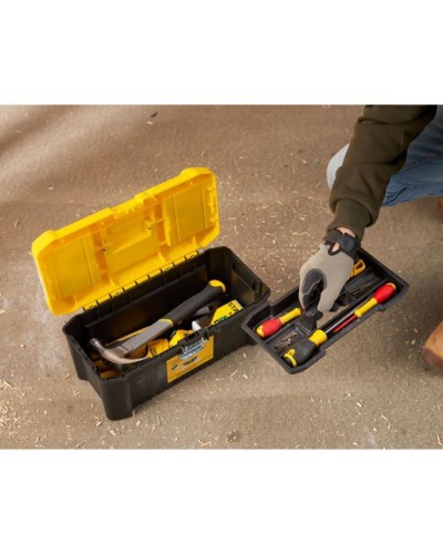 Ящик для інструментів DeWALT ESSENTIA", 406 х 205 х 195 мм (16"), пластиковий (STST75785-1)