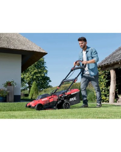 Газонокосарка Skil акумуляторна безщіткова, 0140 BA, 2x4Ah (GM1E0140BA)