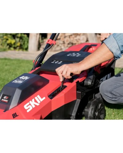 Газонокосарка Skil акумуляторна безщіткова, 0140 BA, 2x4Ah (GM1E0140BA)
