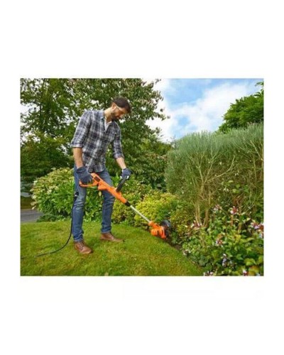 Тример садовий Black&Decker 0.45 кВт, ширина косіння 25 см, 7300 об/хв, вага 2.4 кг (BESTA525)