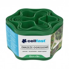 Садова огорожа Cellfast стрічка газонна, бордюрна, хвиляста, 10смх9м, зелена (30-001H)