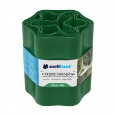Садова огорожа Cellfast газонна, бордюрна, хвиляста, 20смх9м, зелений (30-003H)