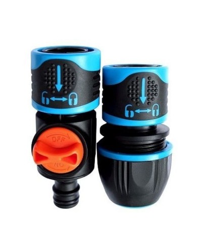 Конектор для шланга Gruntek набір 1/2"-5/8"-3/4" (296292277)