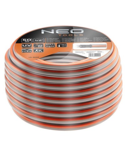 Шланг для поливу Neo Tools 1/2 "x 50 m, 4-шар. Optima (15-822)
