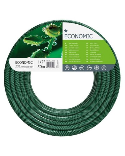 Шланг для поливу Cellfast ECONOMIC, 1/2", 50м, 3 шари, до 20 Бар, -10…+50°C (10-003)