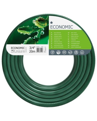 Шланг для поливу Cellfast ECONOMIC, 3/4", 20м, 3 шари, до 20 Бар, -10…+50°C (10-020)