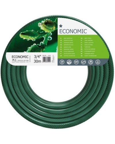 Шланг для поливу Cellfast ECONOMIC, 3/4", 30м, 3 шари, до 20 Бар, -10…+50°C (10-021)