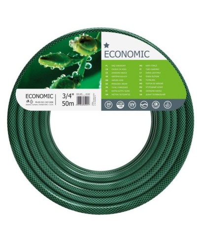 Шланг для поливу Cellfast ECONOMIC, 3/4", 50м, 3 шари, до 20 Бар, -10…+50°C (10-022)
