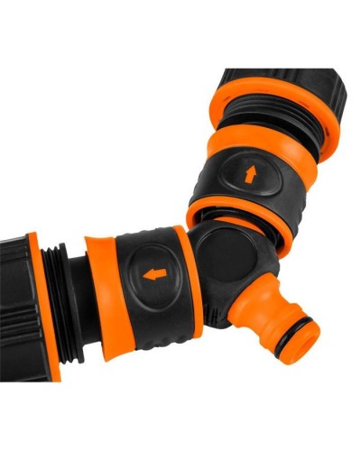 Трійник для шлангу Neo Tools трійник 1/2"-3/4", двокомпонентний (15-744)