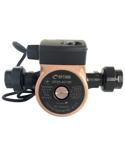 Циркуляційний насос Optima OP25-40-180, G 1 1/4", 10 бар, 180мм, 71Вт, 230В (8120)