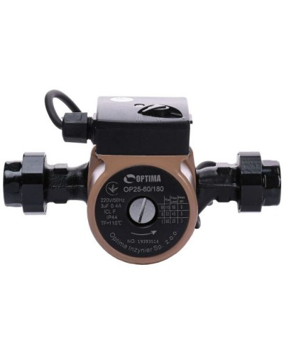 Циркуляційний насос Optima OP25-60-180, G 1 1/4", 10 бар, 180мм, 110Вт, 230В (8158)