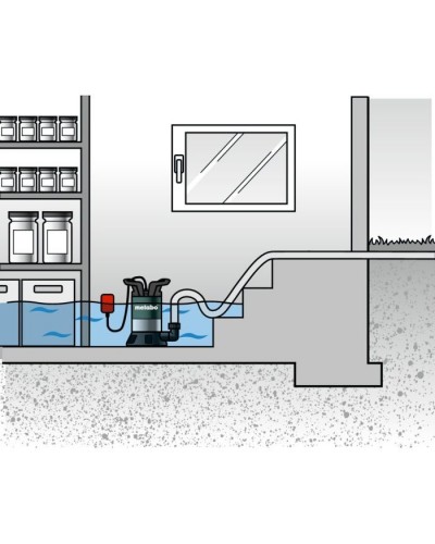 Заглибний насос Metabo напірний TDP 7501 S, 1000Вт, 7.5куб/год, (0250750100)