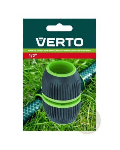 З'єднувальна муфта для шланга Verto муфта ремонтна 1/2 (15G746)