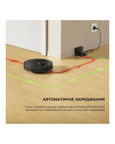 Пилосос Dreame D9 Max Gen2-BLK (RLD34GA-Bl)