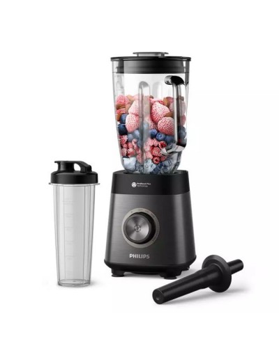 Блендер Philips стаціонарний Series 5000, 1200Вт, чаша-2000мл, скло, склянка в ко (HR3041/00)