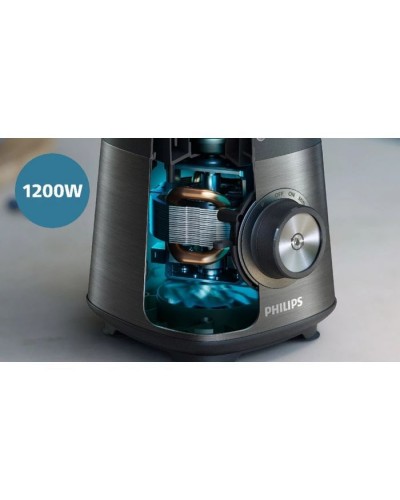 Блендер Philips стаціонарний Series 5000, 1200Вт, чаша-2000мл, скло, склянка в ко (HR3041/00)