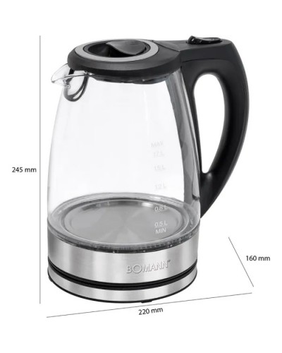 Електрочайник Bomann WKS 6032 G CB (WKS6032GCB)