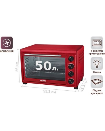 Електропіч PRIME Technics PEO 5080 R