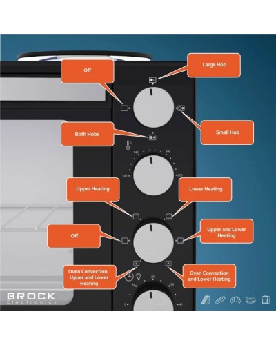 Електропіч Brock TO 3002 B