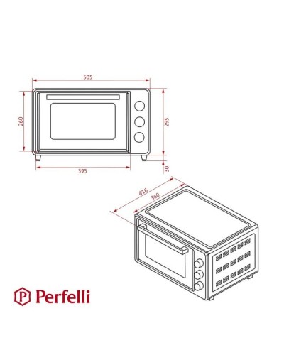 Електропіч Perfelli CLASSIC 37 IVORY