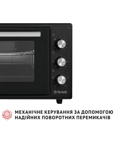 Електропіч Perfelli MIRAGE 37 BLACK