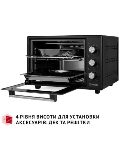 Електропіч Perfelli MIRAGE 37 BLACK
