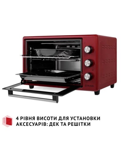 Електропіч Perfelli MIRAGE 37 RED