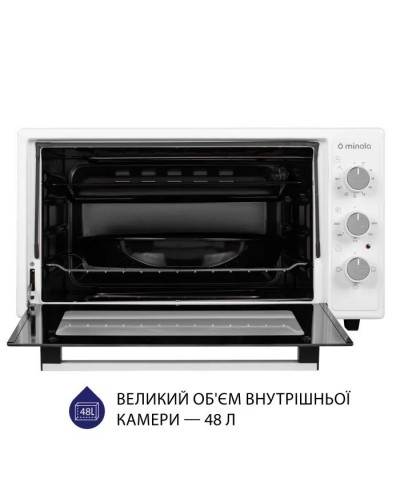 Електропіч Minola FOE 4815 WH