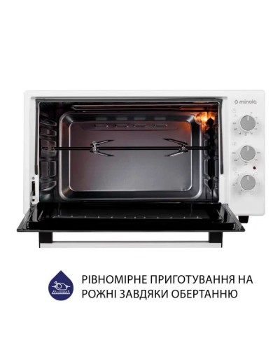 Електропіч Minola FOET 3714 WH