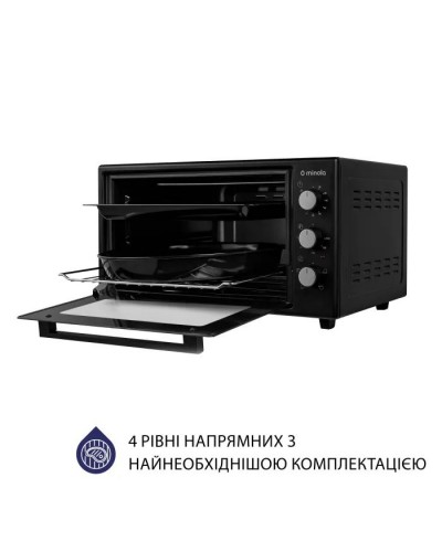 Електропіч Minola FOEV 3714 BL