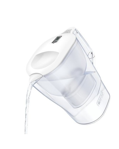 Фільтр-глечик Brita Aluna Memo MXPro 2.4л (1.4л очищеної води) з фільтр-картриджем 3шт, білий (1053054)