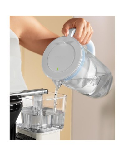 Фільтр-глечик Brita Glass Jug One скляний 2.5л (1.7л води) з фільтр-картриджем, синій (1050452)