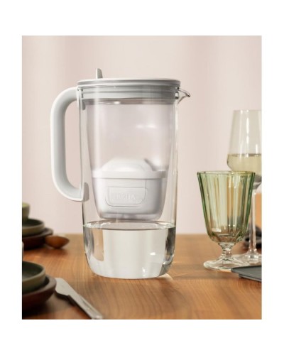 Фільтр-глечик Brita Glass Jug One скляний 2.5л (1.7л води) з фільтр-картриджем, синій (1050452)