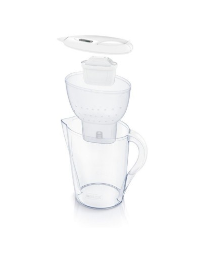 Фільтр-глечик Brita Marella Memo MXPro 2.4л (1.4л води) з фільтр-картриджем 3шт, білий (1052791)