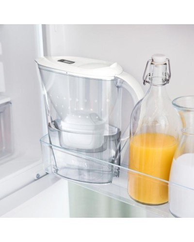 Фільтр-глечик Brita Marella Memo MXPro 2.4л (1.4л води) з фільтр-картриджем 3шт, білий (1052791)