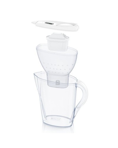 Фільтр-глечик Brita Marella Memo MXPro 2.4л (1.4л води) з фільтр-картриджем, білий (1052789)