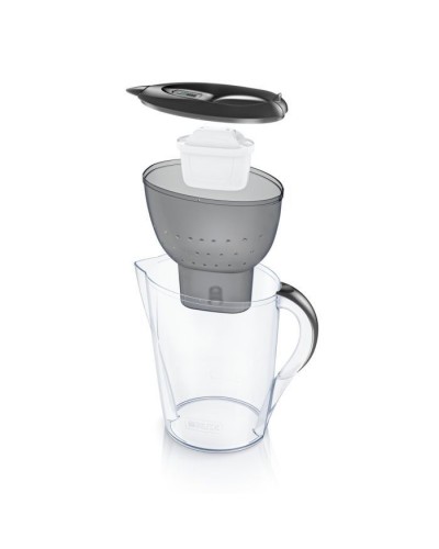 Фільтр-глечик Brita Marella Memo MXPro 2.4л (1.4л води) з фільтр-картриджем, графіт (1052794)