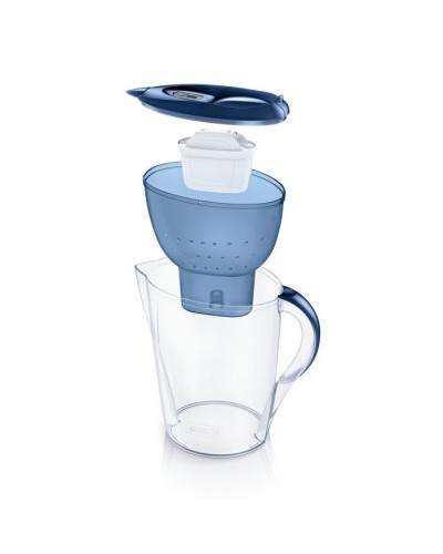 Фільтр-глечик Brita Marella Memo MXPro 2.4л (1.4л води) з фільтр-картриджем, синій (1052799)