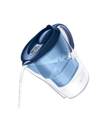 Фільтр-глечик Brita Marella Memo MXPro 2.4л (1.4л води) з фільтр-картриджем, синій (1052799)