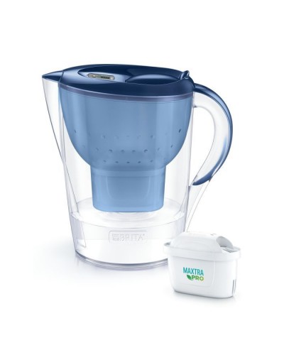 Фільтр-глечик Brita Marella XL Memo MXPro 3.5л (2л води) з фільтр-картриджем 2шт, синій (1052786)