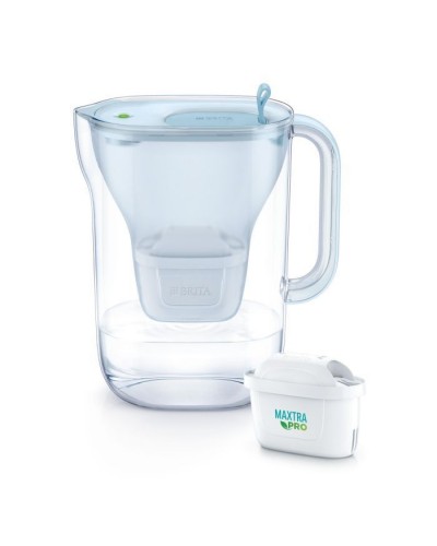 Фільтр-глечик Brita Style LED MXPro 2.4л (1.4л очищеної води) з фільтр-картриджем, синій (1052807)