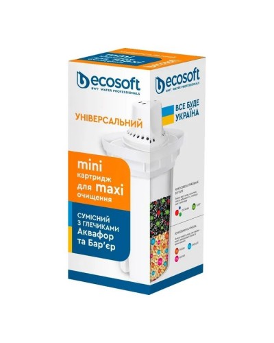 Картридж для фільтра глечика Ecosoft Картридж для глечиків універсальний (4820056801439)