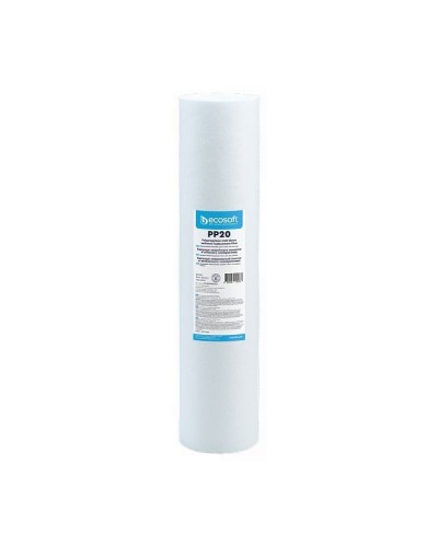 Картридж для фільтра глечика Ecosoft Картридж з спіненого поліпропілену Ecosoft 4.5х20", 20мкм (CPV452020ECO)