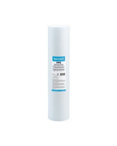 Картридж для фільтра глечика Ecosoft Картридж з спіненого поліпропілену Ecosoft 4.5х20", 5мкм (CPV45205ECO)