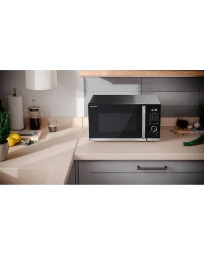 Мікрохвильова піч Sharp YC-QC254AE-B