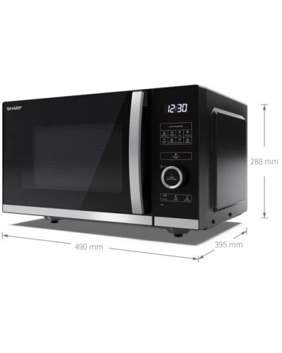 Мікрохвильова піч Sharp YC-QS254AE-B